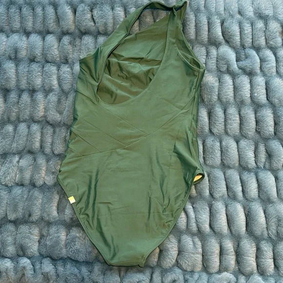 Summersalt Sidestroke one-piece swimsuit in Olive - Picture 6 of 7
